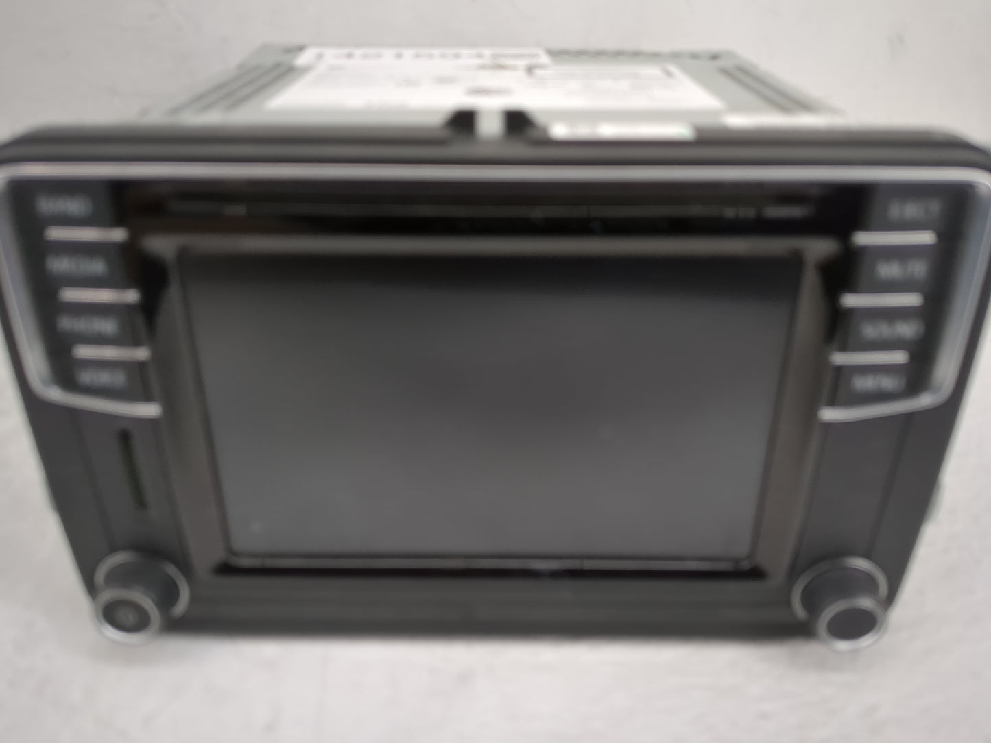 2017 Volkswagen Jetta Radio AM FM Cd Player Receiver Replacement Fits OEM Used Auto Parts - Oemusedautoparts1.com