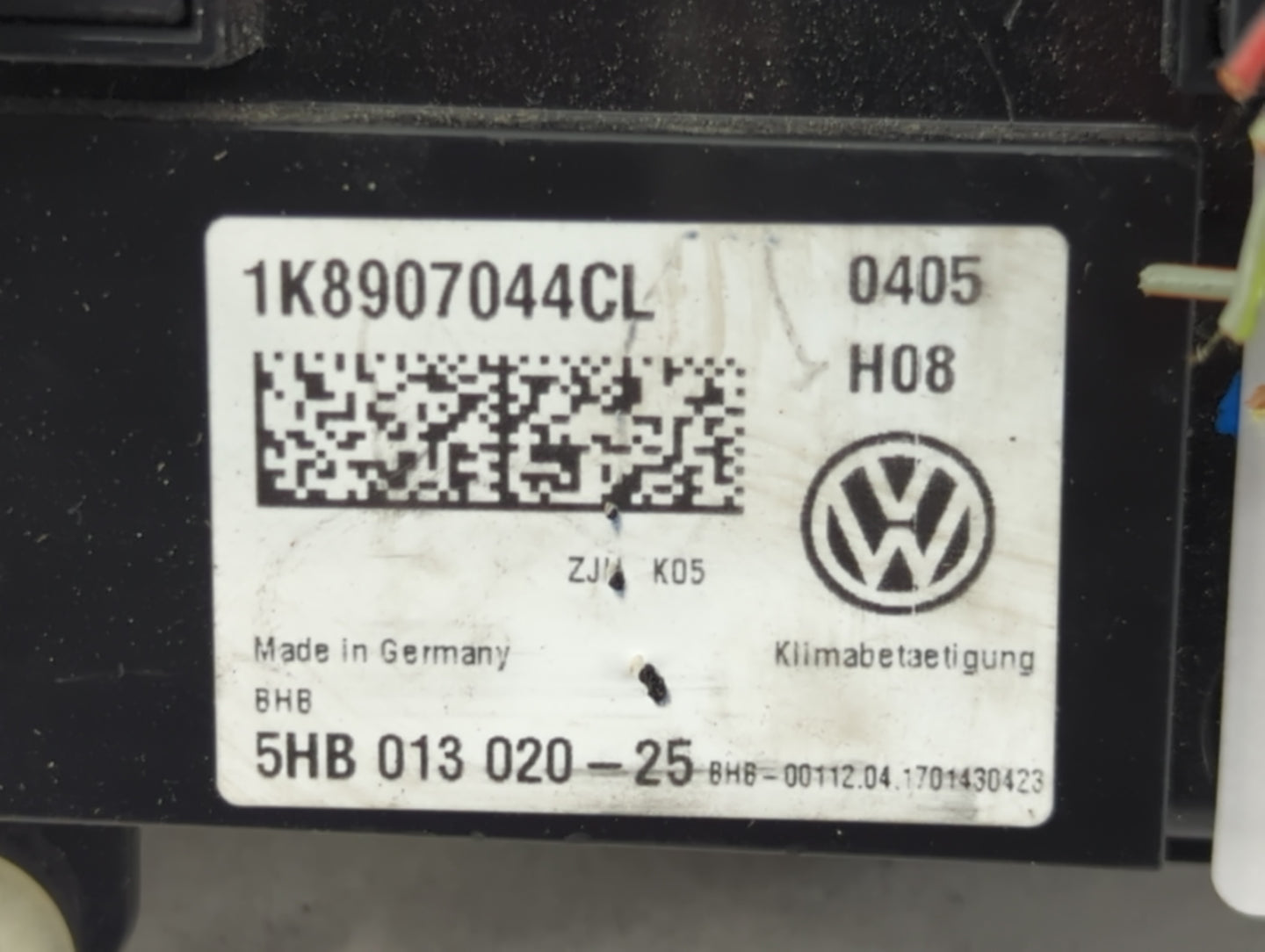 2015-2018 Volkswagen Jetta Climate Control Module Temperature AC/Heater Replacement P/N:1K8907044CL 5HB013020-25 Fits OEM Us