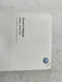 2017 Volkswagen Jetta Owners Manual Book Guide P/N:5C6012723AN OEM Used Auto Parts - Oemusedautoparts1.com