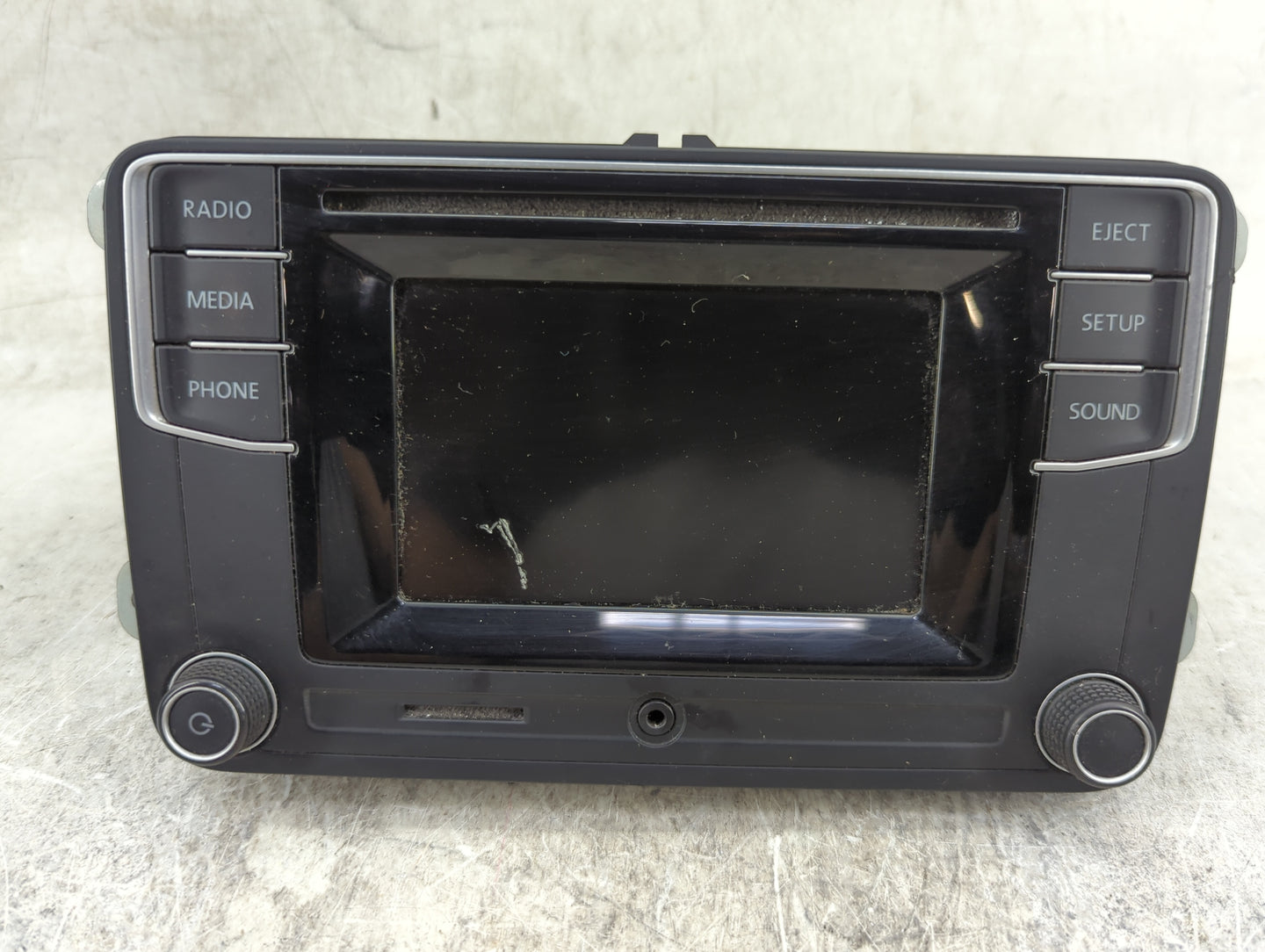 2012-2017 Volkswagen Jetta Radio AM FM Cd Player Receiver Replacement P/N:561035150A L56VW2 Fits OEM Used Auto Parts - Oemus