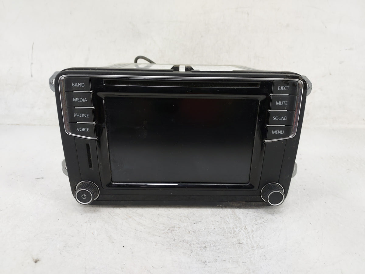 2012-2017 Volkswagen Jetta Radio AM FM Cd Player Receiver Replacement P/N:5C0035200C VWZAZ2X0320054 Fits OEM Used Auto Parts