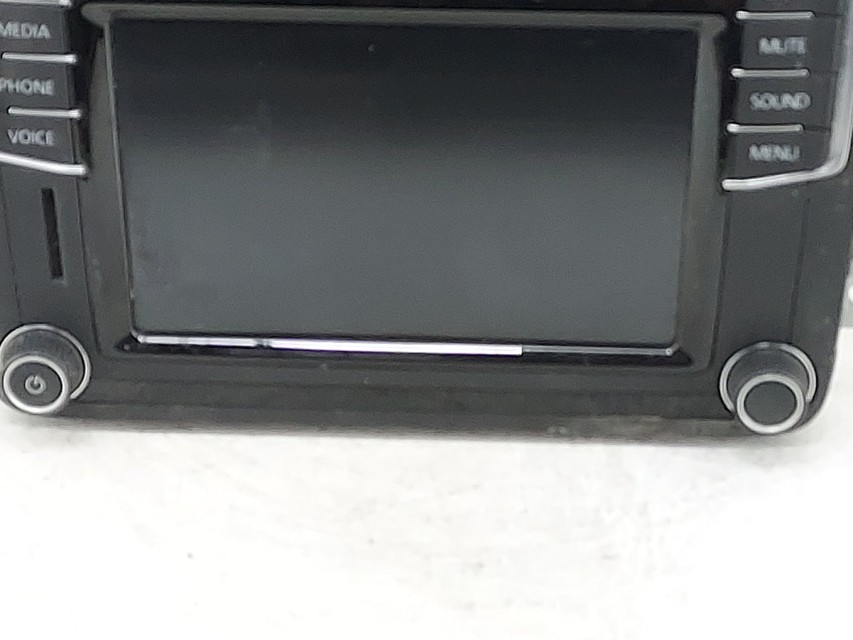 2012-2017 Volkswagen Jetta Radio AM FM Cd Player Receiver Replacement P/N:5C0035200C VWZAZ2X0320054 Fits OEM Used Auto Parts