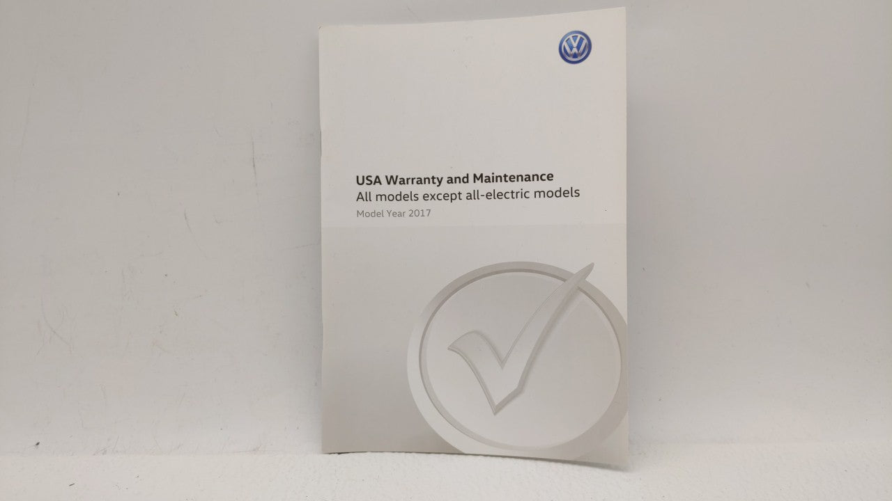 2017 Volkswagen Jetta Owners Manual Book Guide OEM Used Auto Parts - Oemusedautoparts1.com