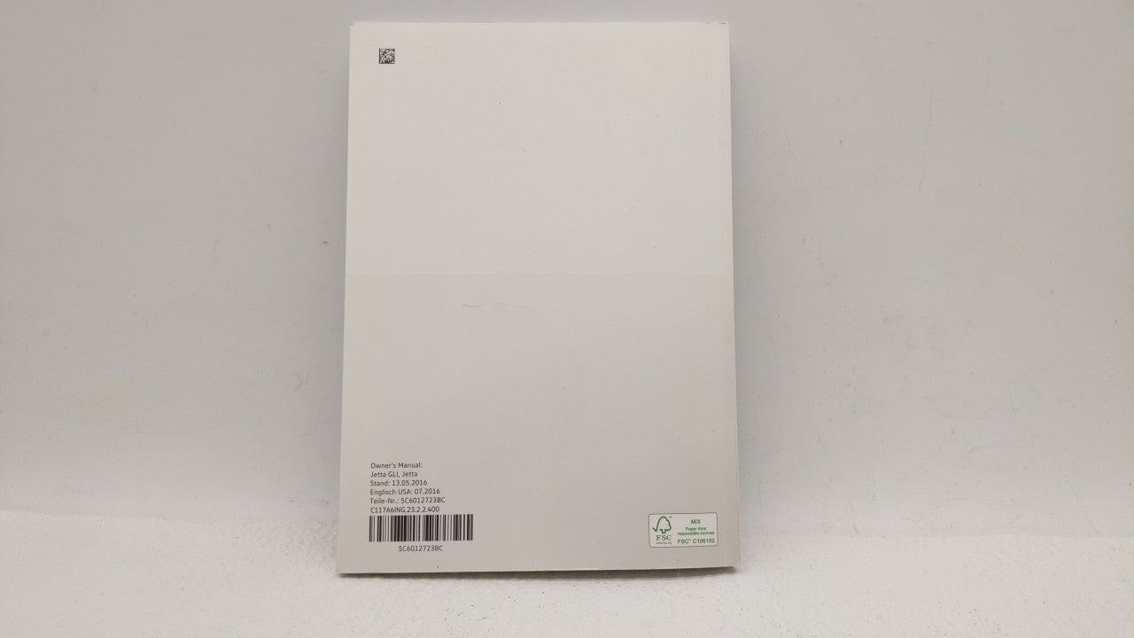 2017 Volkswagen Jetta Owners Manual Book Guide OEM Used Auto Parts - Oemusedautoparts1.com