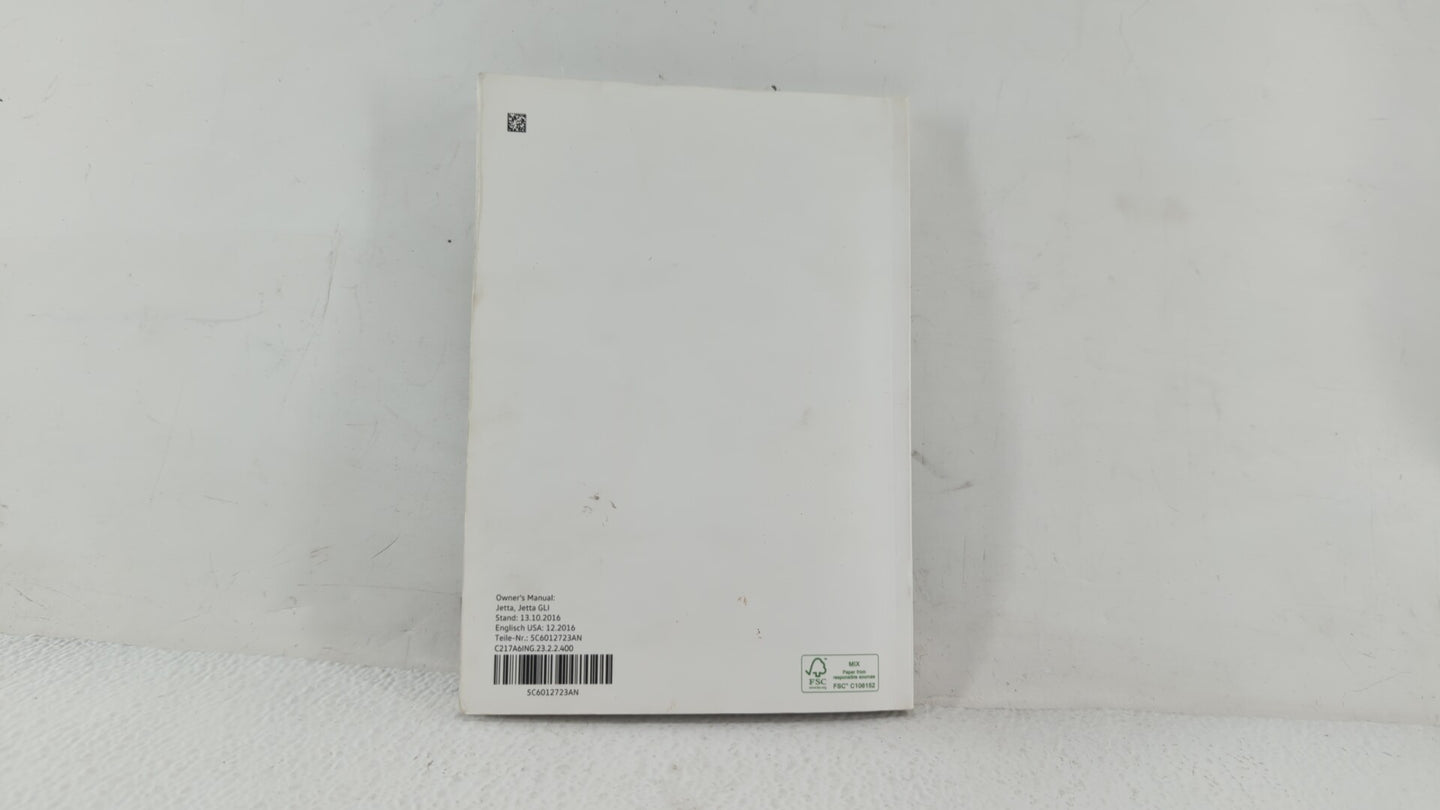 2017 Volkswagen Jetta Owners Manual Book Guide OEM Used Auto Parts - Oemusedautoparts1.com