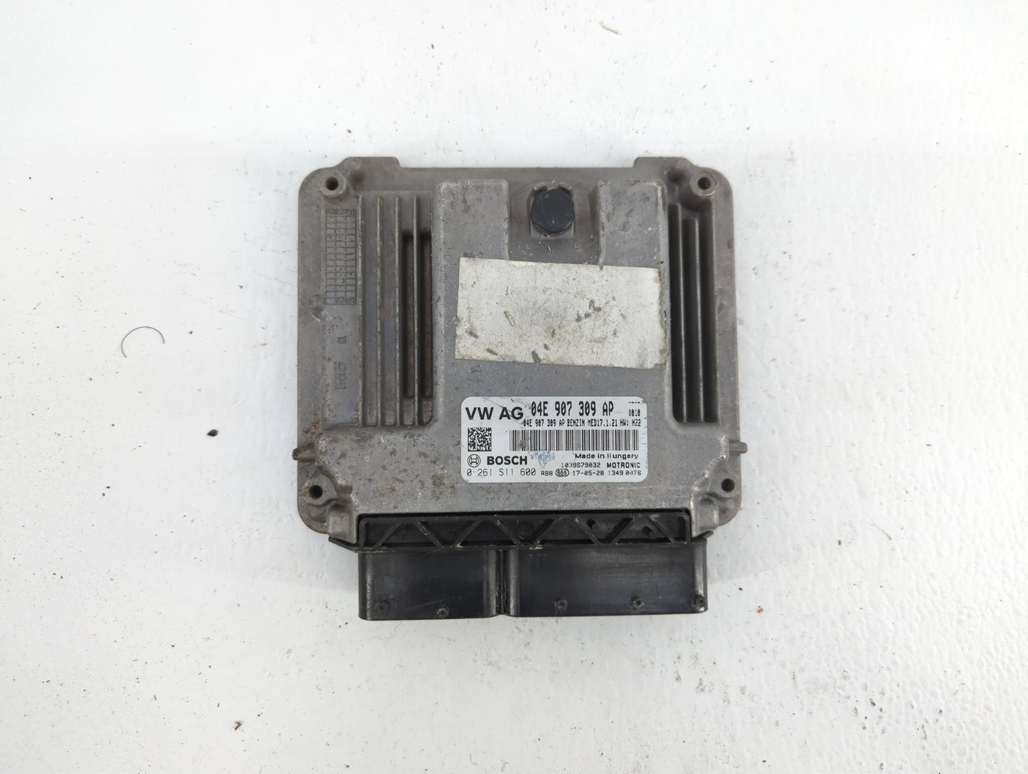 2016-2017 Volkswagen Jetta PCM Engine Control Computer ECU ECM PCU OEM P/N:04E 907 309 AP 04E 907 309 EE Fits Fits 2016 2017