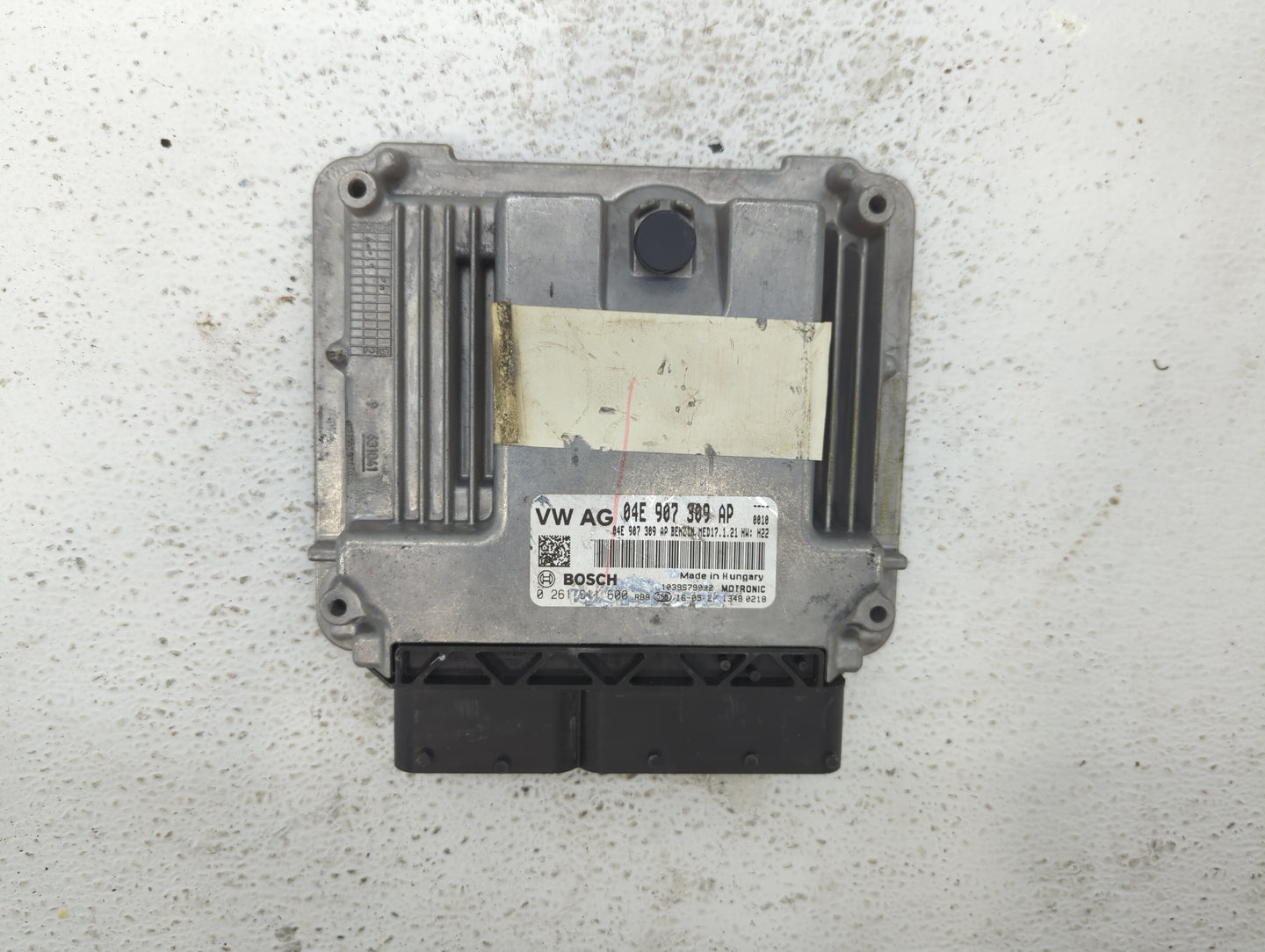 2016-2017 Volkswagen Jetta PCM Engine Control Computer ECU ECM PCU OEM P/N:04E 907 309 AP 04E 907 309 EE Fits Fits 2016 2017