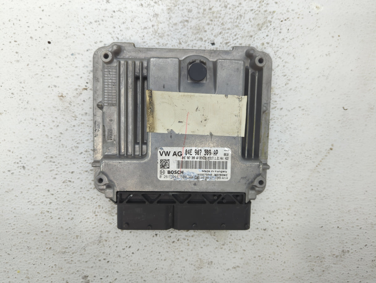2016-2017 Volkswagen Jetta PCM Engine Control Computer ECU ECM PCU OEM P/N:04E 907 309 AP 04E 907 309 EE Fits Fits 2016 2017
