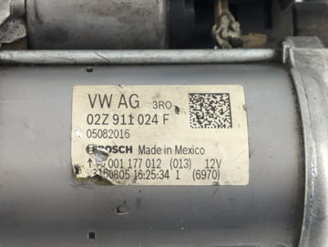 2015-2021 Volkswagen Jetta Car Starter Motor Solenoid OEM P/N:02Z 911 024 F Fits Fits 2015 2016 2017 2018 2019 2020 2021 OEM Used Auto Parts