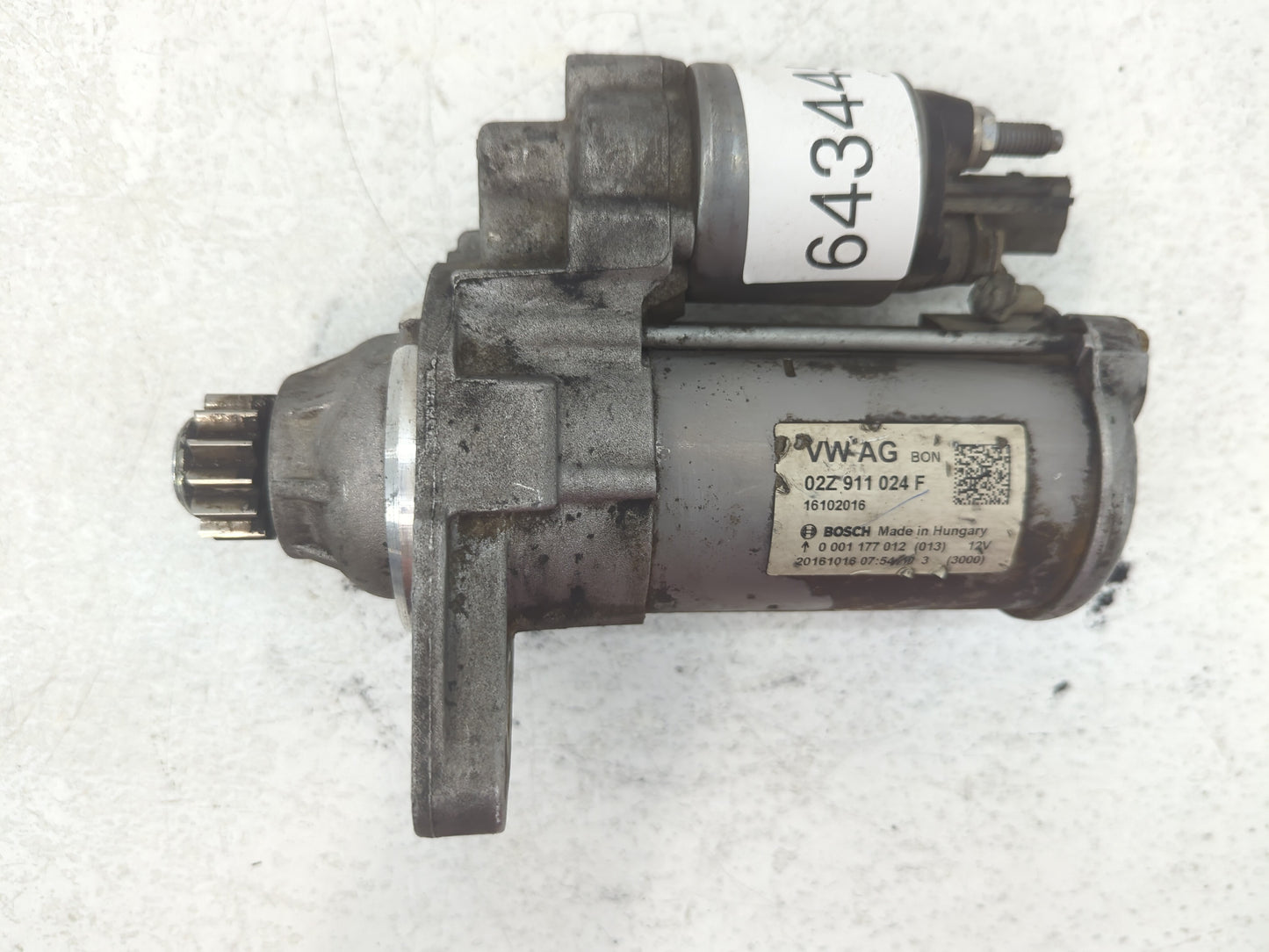 2015-2021 Volkswagen Jetta Car Starter Motor Solenoid OEM P/N:02Z 911 024 F Fits Fits 2015 2016 2017 2018 2019 2020 2021 OEM