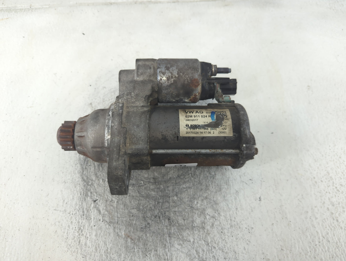 2014 Volkswagen Jetta Car Starter Motor Solenoid OEM P/N:20170324 24032017 Fits Fits 2015 2016 2017 2018 2019 2020 2021 2022