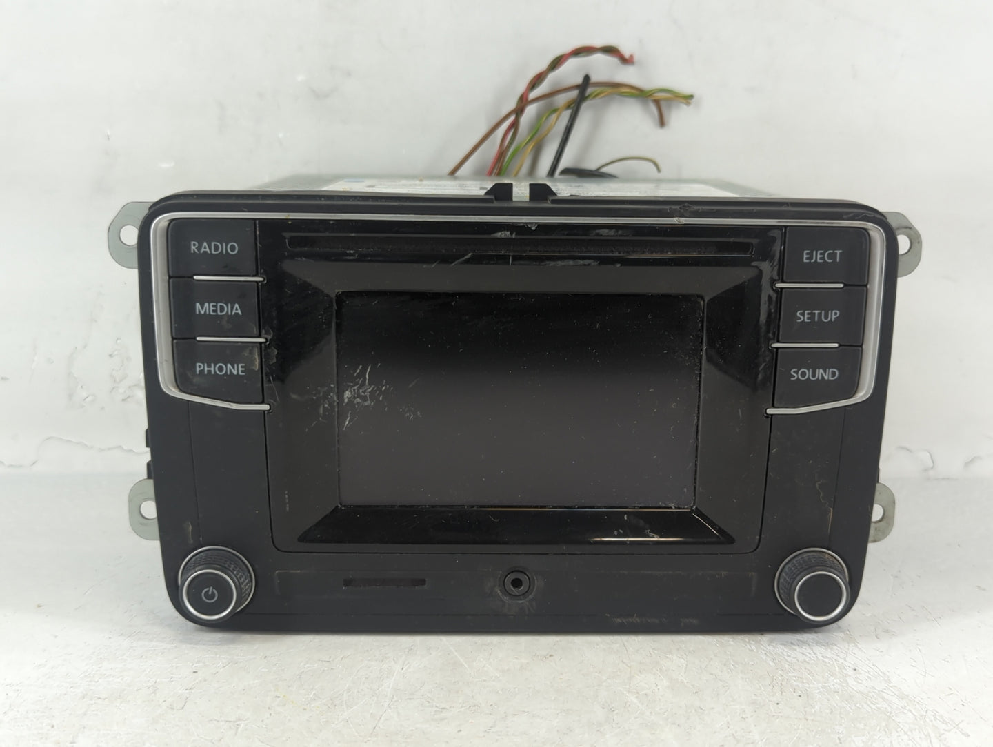 2017 Volkswagen Jetta Radio AM FM Cd Player Receiver Replacement P/N:561 035 150 A Fits OEM Used Auto Parts - Oemusedautopar