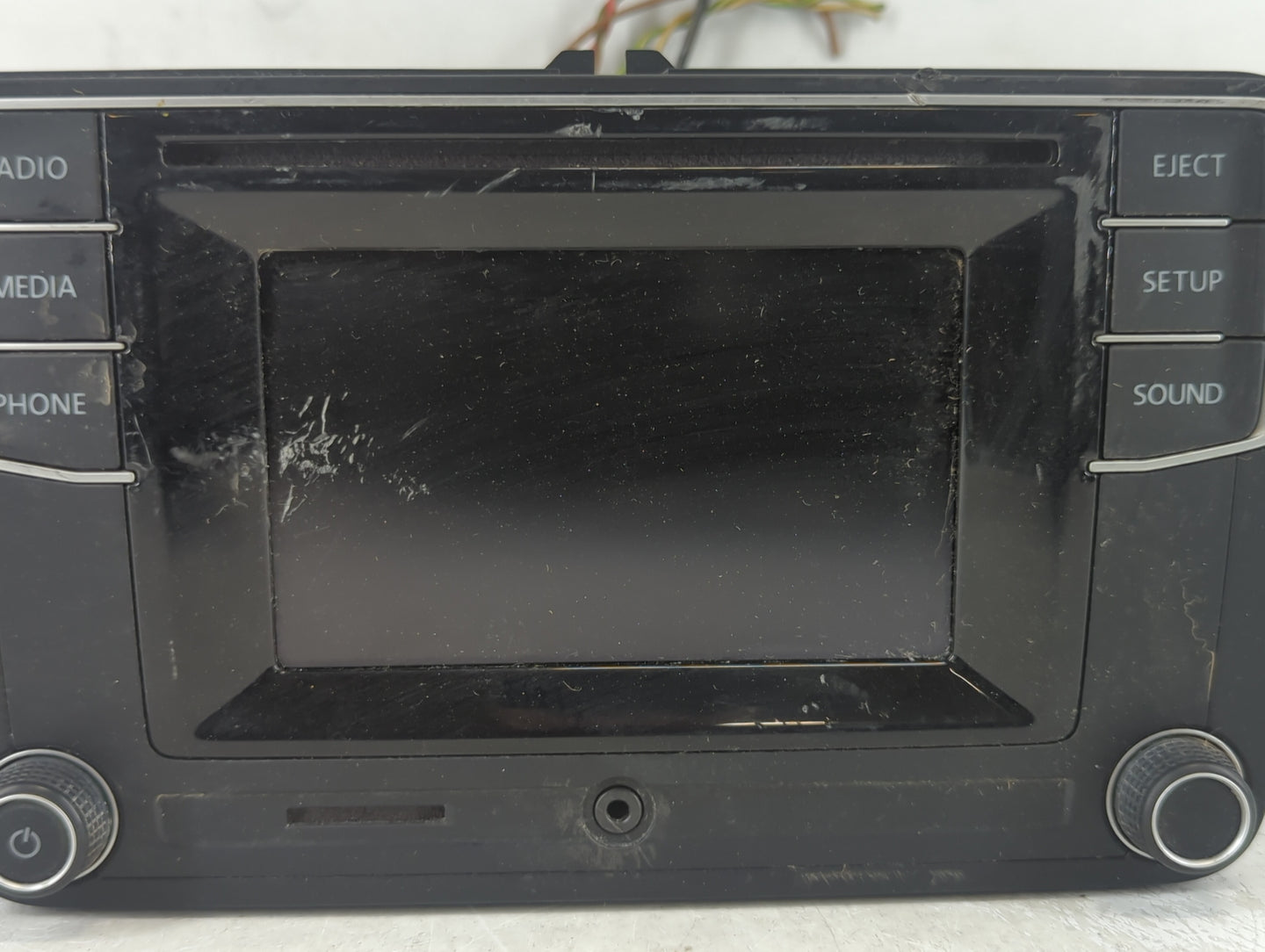 2017 Volkswagen Jetta Radio AM FM Cd Player Receiver Replacement P/N:561 035 150 A Fits OEM Used Auto Parts - Oemusedautopar