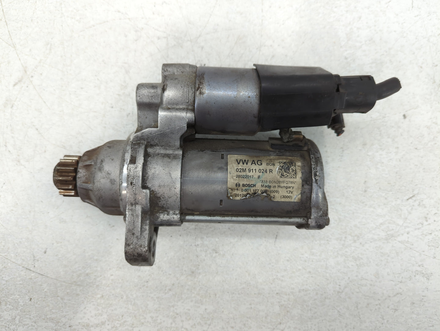 2014 Volkswagen Jetta Car Starter Motor Solenoid OEM P/N:28022017 02M 911 024 R Fits Fits 2015 2016 2017 2018 2019 2020 2021