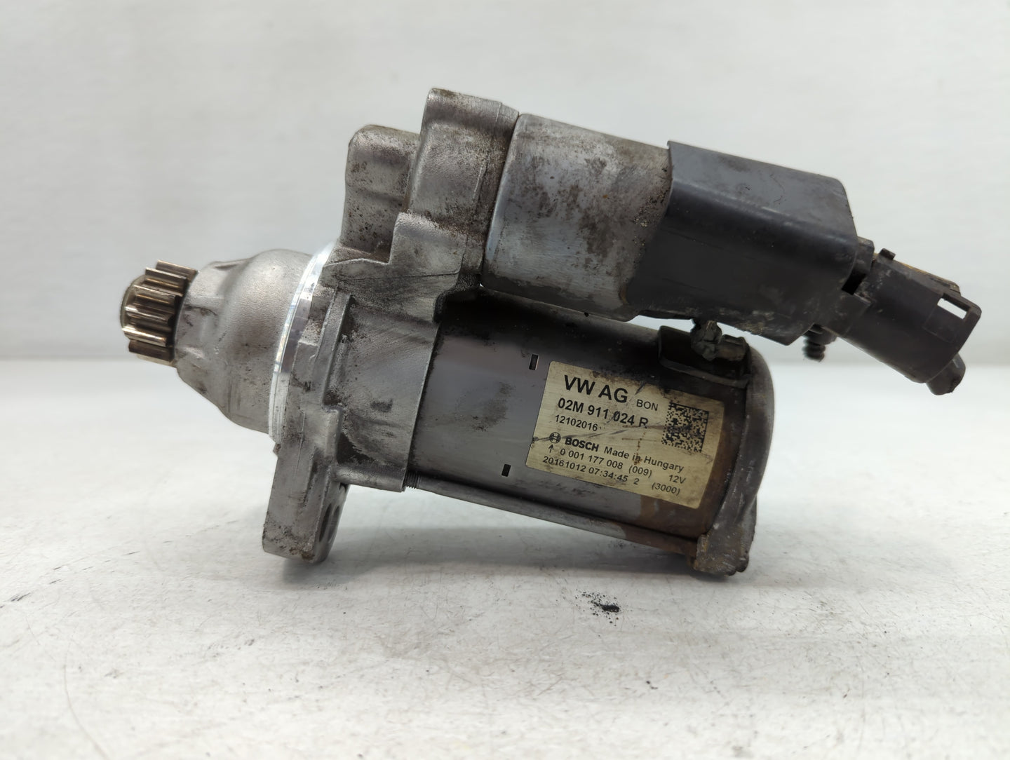 2014 Volkswagen Jetta Car Starter Motor Solenoid OEM P/N:12102016 02M 911 024 R Fits Fits 2015 2016 2017 2018 2019 2020 2021