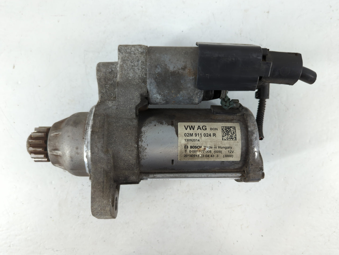 2014 Volkswagen Jetta Car Starter Motor Solenoid OEM P/N:12102016 02M 911 024 R Fits Fits 2015 2016 2017 2018 2019 2020 2021