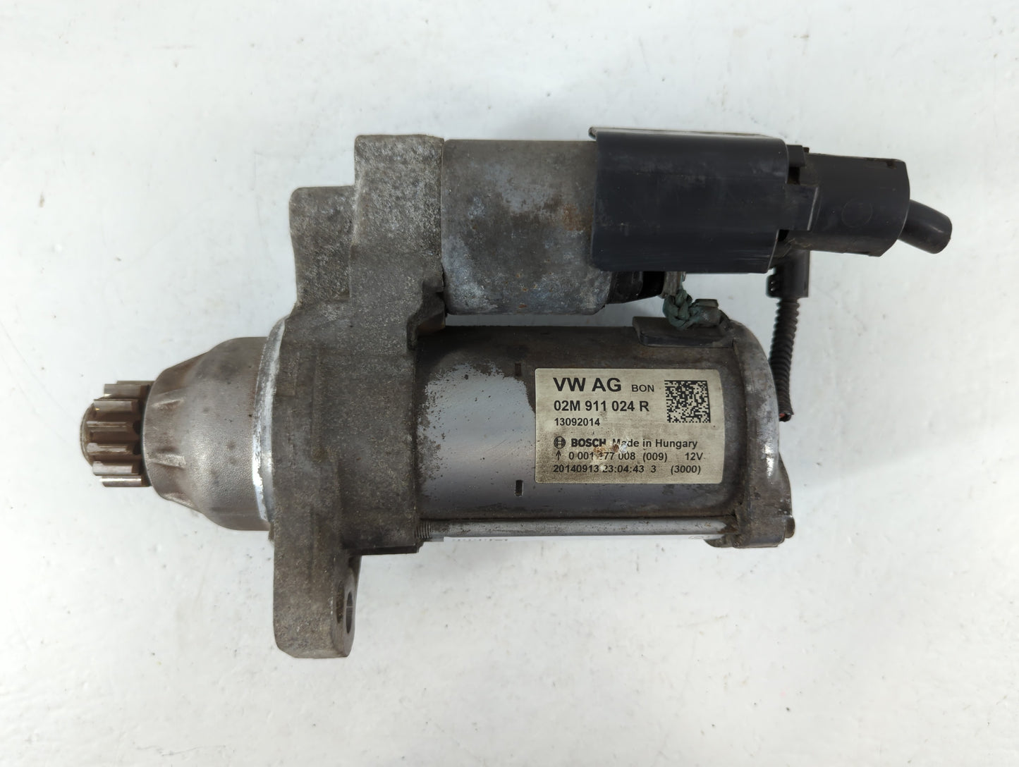 2014 Volkswagen Jetta Car Starter Motor Solenoid OEM P/N:12102016 02M 911 024 R Fits Fits 2015 2016 2017 2018 2019 2020 2021