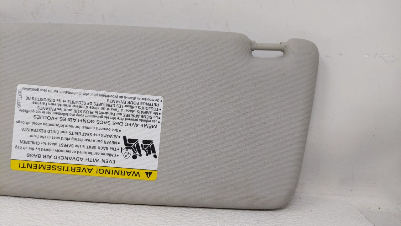 2013 Volkswagen Passat Sun Visor Shade Replacement Passenger Right Mirror Fits OEM Used Auto Parts - Oemusedautoparts1.com
