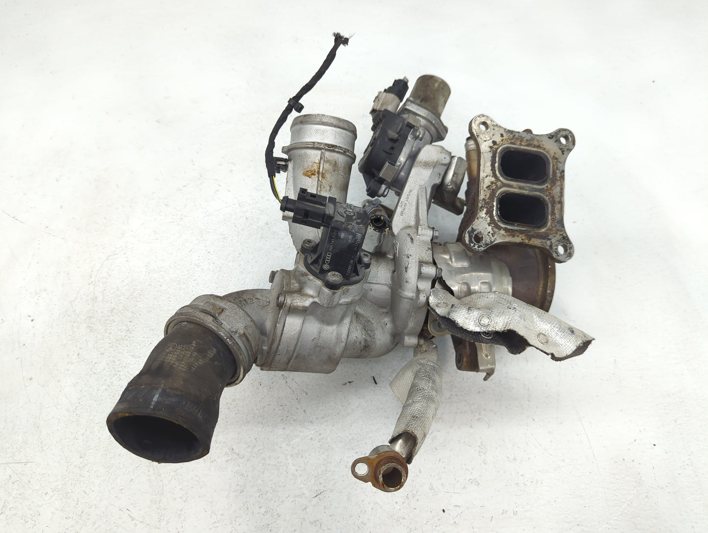 2012 Volkswagen Passat Turbocharger Exhaust Manifold With Turbo Charger - Oemusedautoparts1.com