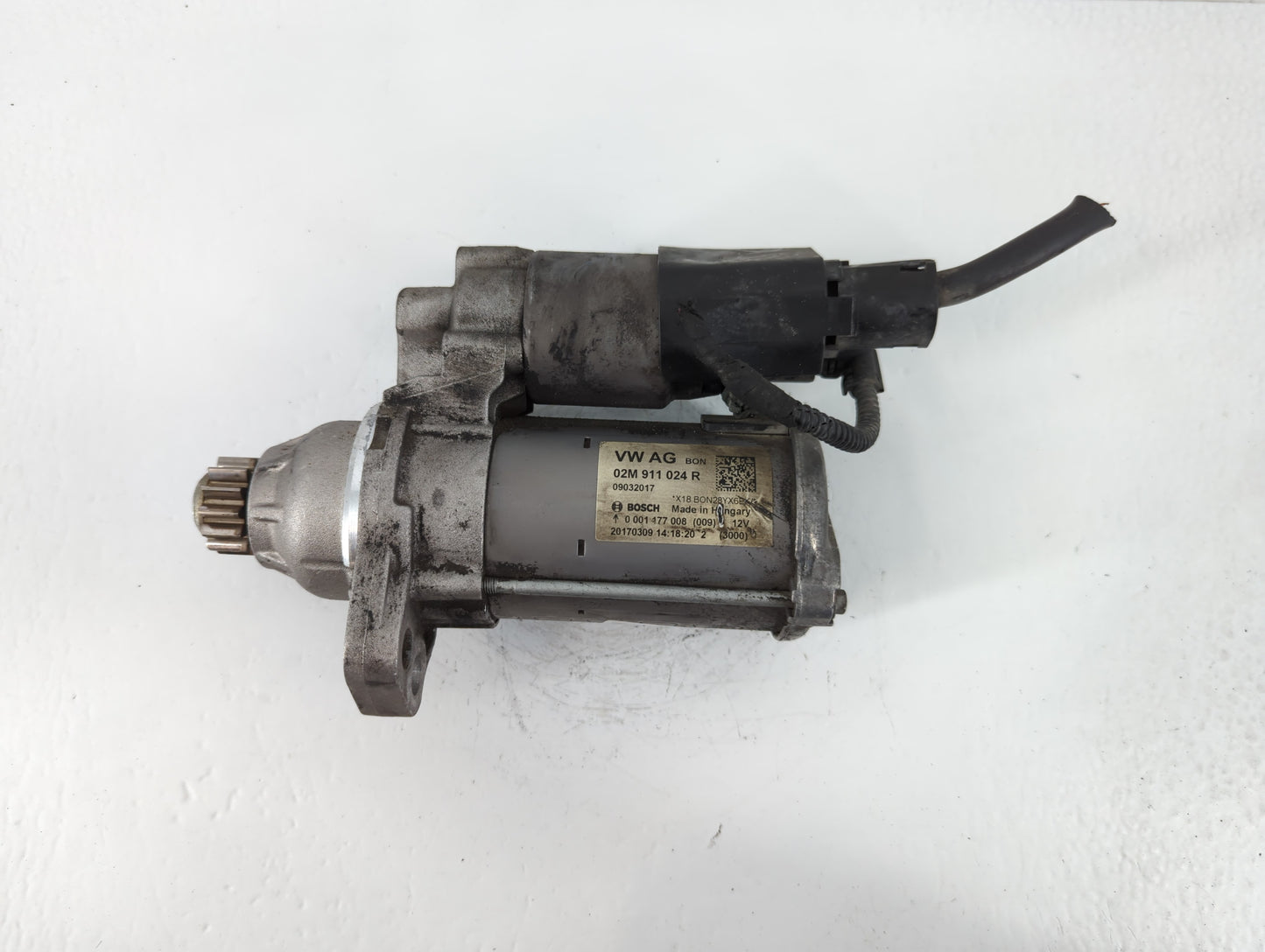 2014-2020 Volkswagen Passat Car Starter Motor Solenoid OEM P/N:28022017 02M 911 024 R Fits OEM Used Auto Parts - Oemusedauto
