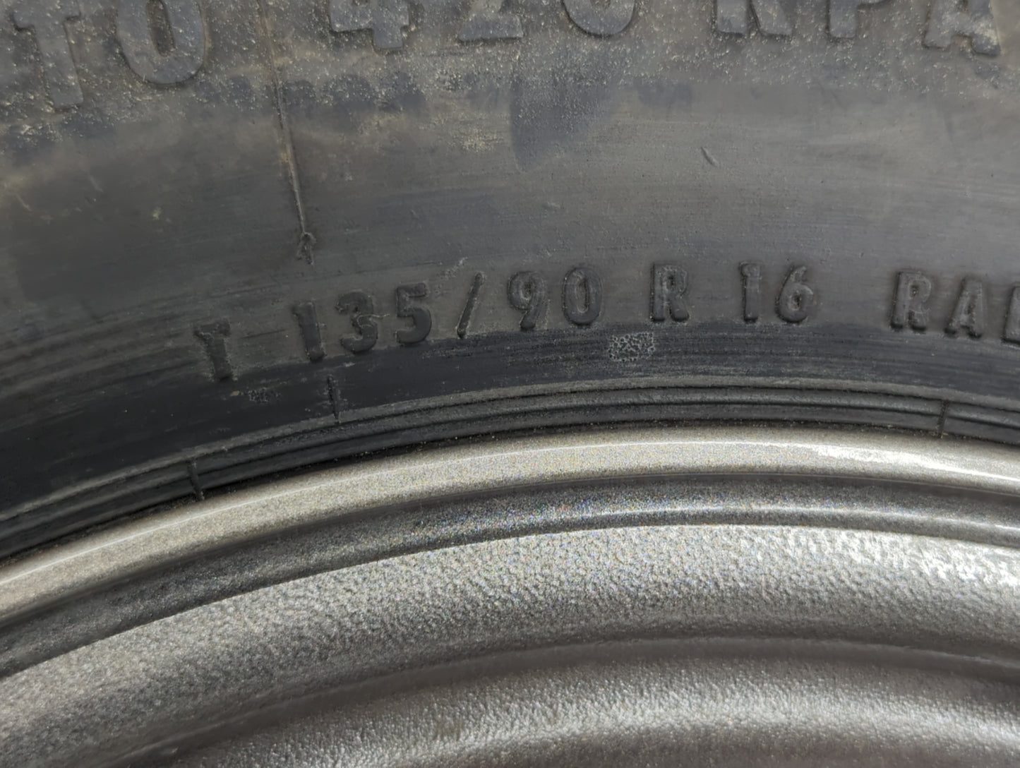 2016-2018 Volkswagen Passat Spare Donut Tire Wheel Rim Oem - Oemusedautoparts1.com