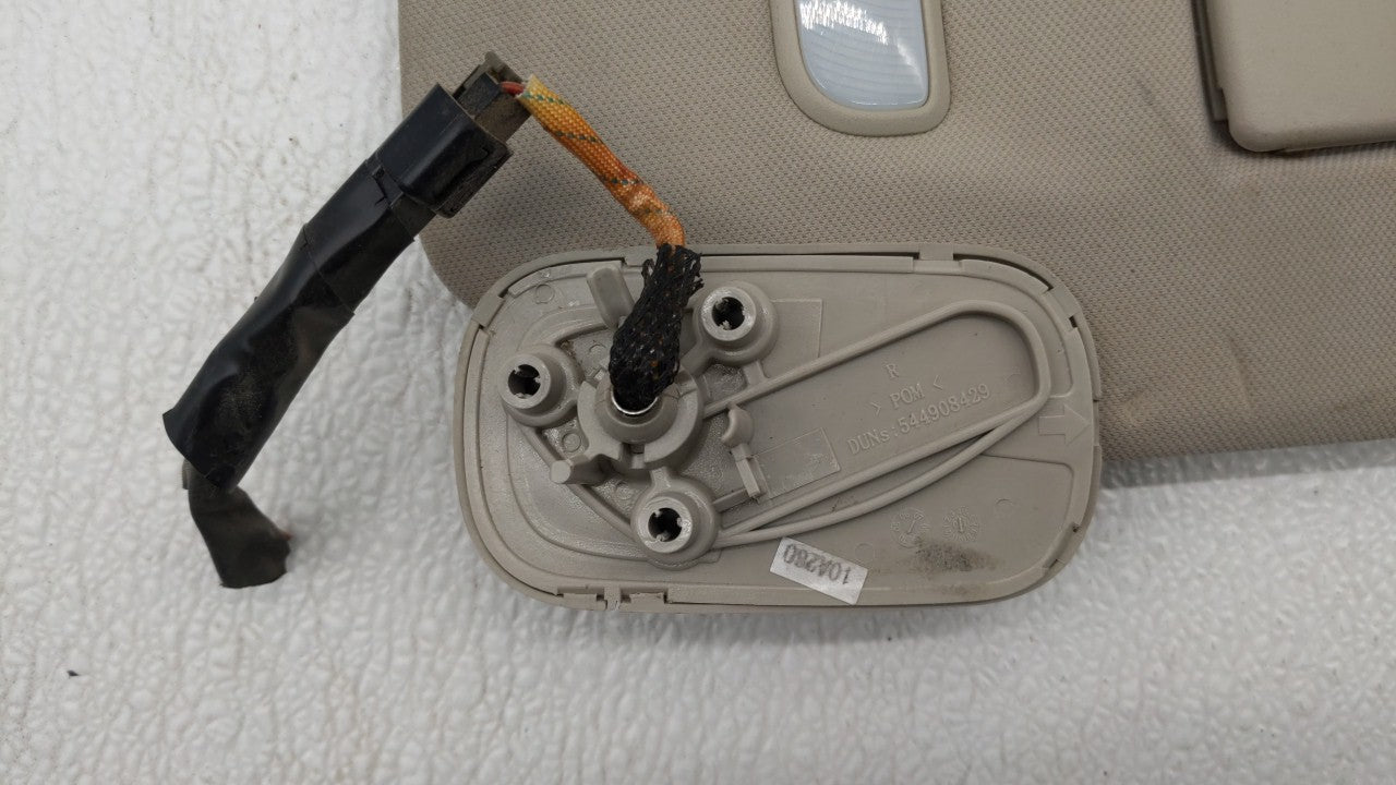 2017 Volkswagen Passat Sun Visor Shade Replacement Passenger Right Mirror Fits Fits 2013 OEM Used Auto Parts - Oemusedautopa