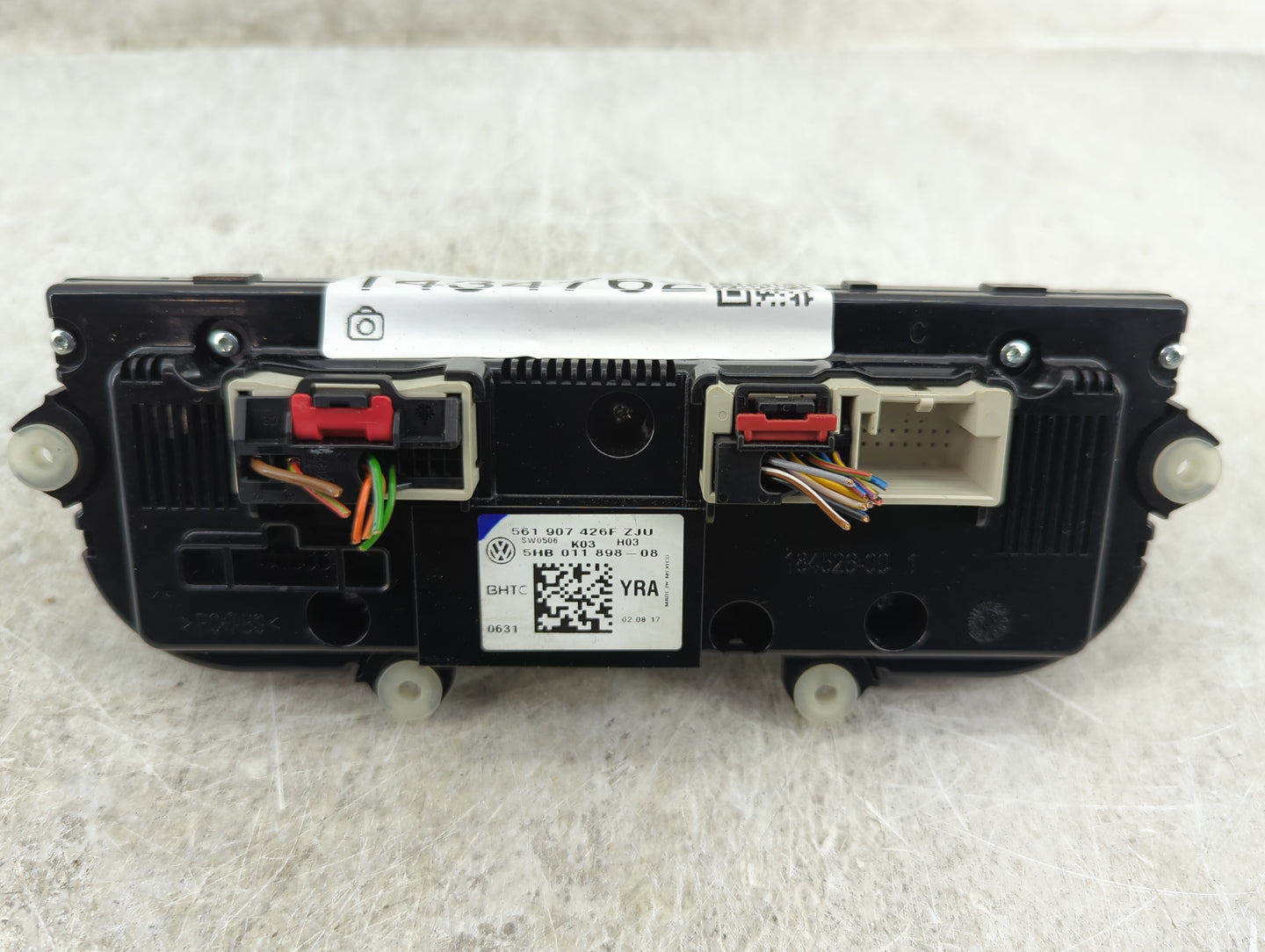 2016-2017 Volkswagen Tiguan Climate Control Module Temperature AC/Heater Replacement P/N:561 907 426F ZJU 5HB 011 898-08 Fit