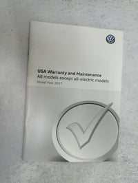 2017 Volkswagen Tiguan Owners Manual Book Guide P/N:5N0012723BC OEM Used Auto Parts - Oemusedautoparts1.com