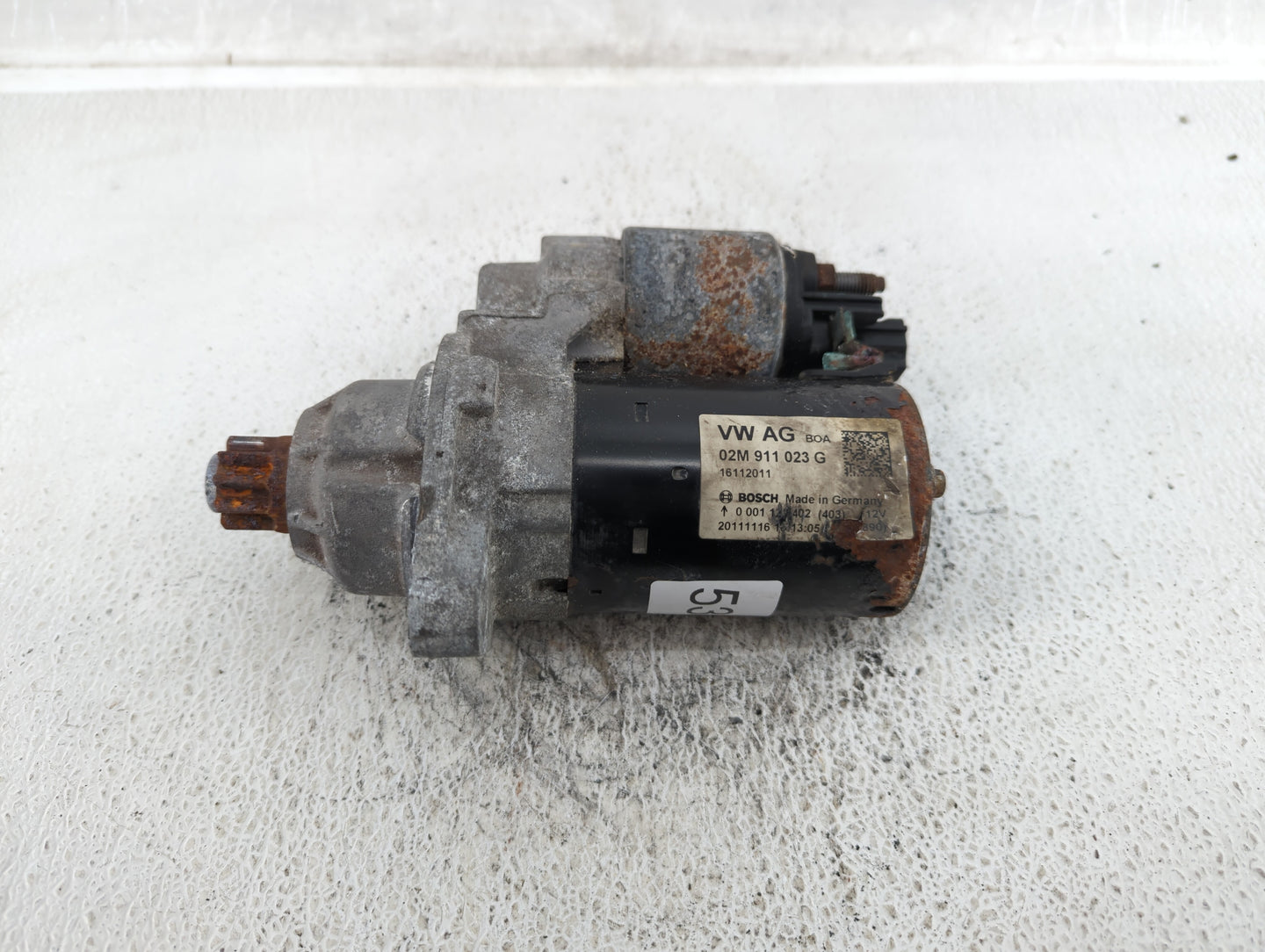 2009-2017 Volkswagen Tiguan Car Starter Motor Solenoid OEM P/N:002M 911 023 G Fits OEM Used Auto Parts - Oemusedautoparts1.c