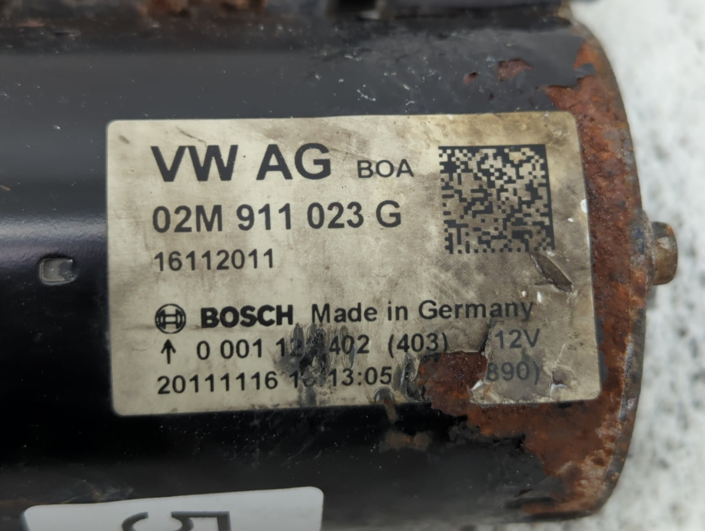 2009-2017 Volkswagen Tiguan Car Starter Motor Solenoid OEM P/N:002M 911 023 G Fits OEM Used Auto Parts - Oemusedautoparts1.c