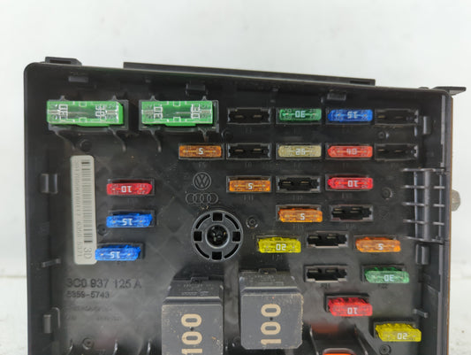 2012-2018 Volkswagen Tiguan Fusebox Fuse Box Panel Relay Module P/N:3C0 937 125 6358-1291 Fits OEM Used Auto Parts