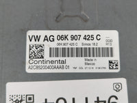 2017 Volkswagen Passat Passat PCM Engine Control Computer ECU ECM PCU OEM P/N:06K 907 425 C Fits OEM Used Auto Parts - Oemus