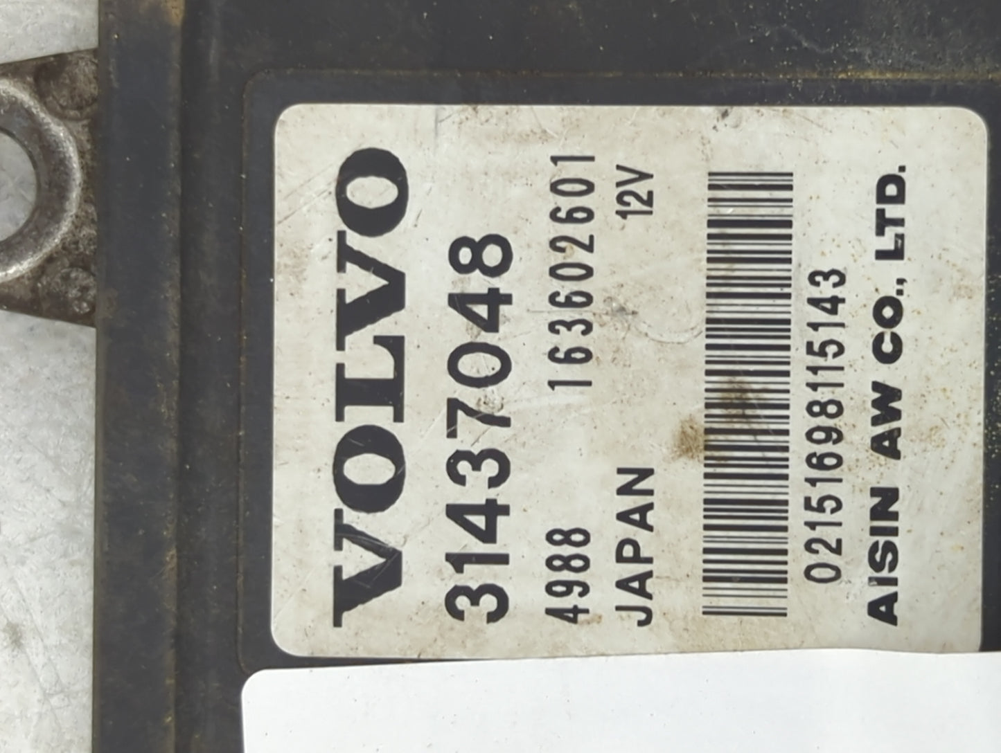 2015-2018 Volvo S60 Transmission Control Module Tcu Tcm - Oemusedautoparts1.com