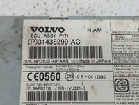 2016-2018 Volvo S60 Am Fm Cd Player Radio Receiver 511249 - Oemusedautoparts1.com