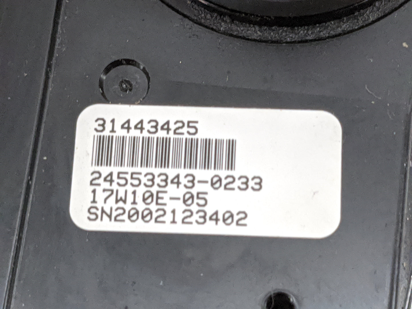 2017 Volvo V60 Climate Control Module Temperature AC/Heater Replacement P/N:31443425 24553343-0233, SN2002123402 Fits OEM Us
