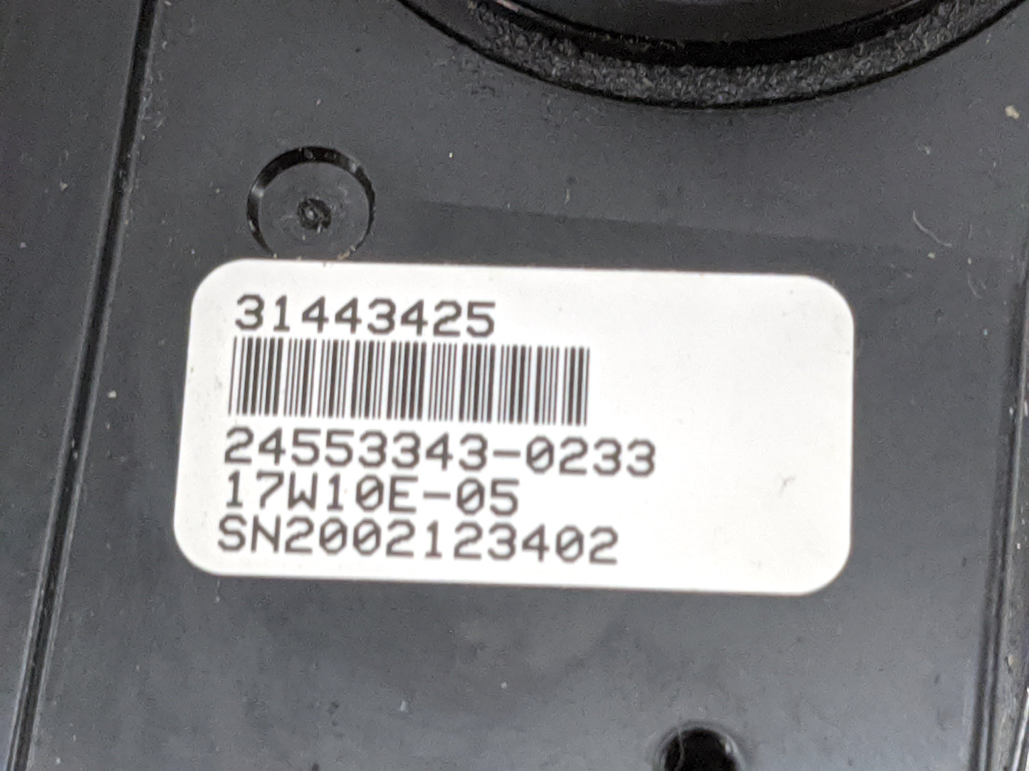 2017 Volvo V60 Climate Control Module Temperature AC/Heater Replacement P/N:31443425 24553343-0233, SN2002123402 Fits OEM Us