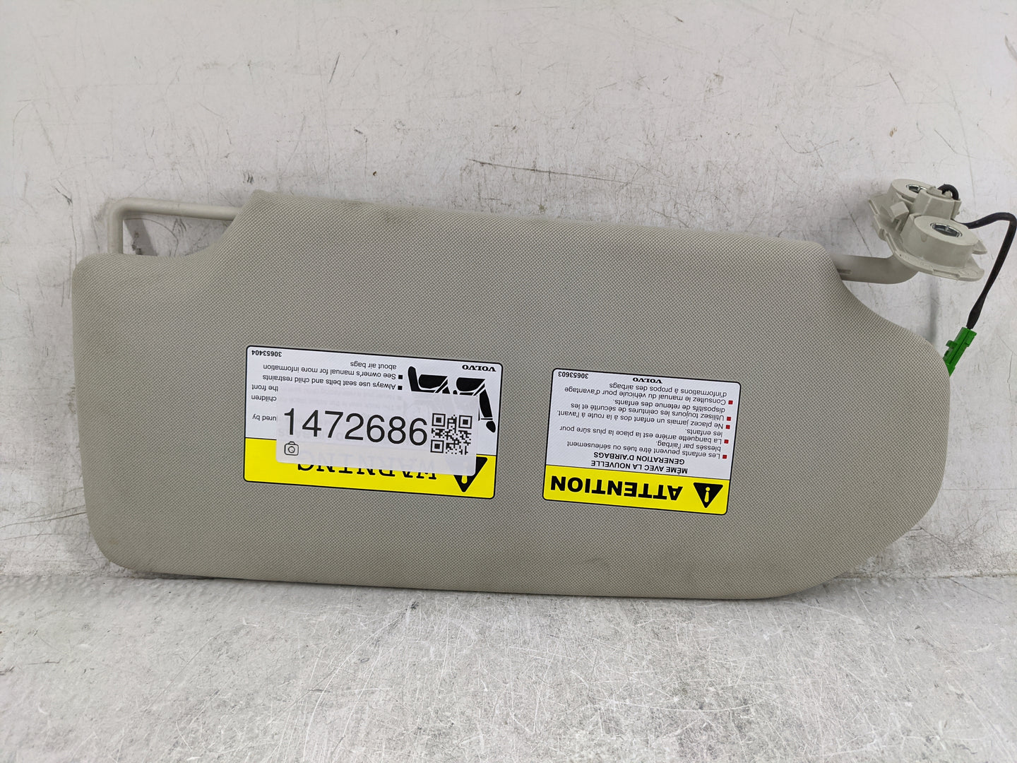 2016-2021 Volvo Xc90 Sun Visor Shade Replacement Driver Left Mirror Fits Fits 2016 2017 2018 2019 2020 2021 OEM Used Auto Pa