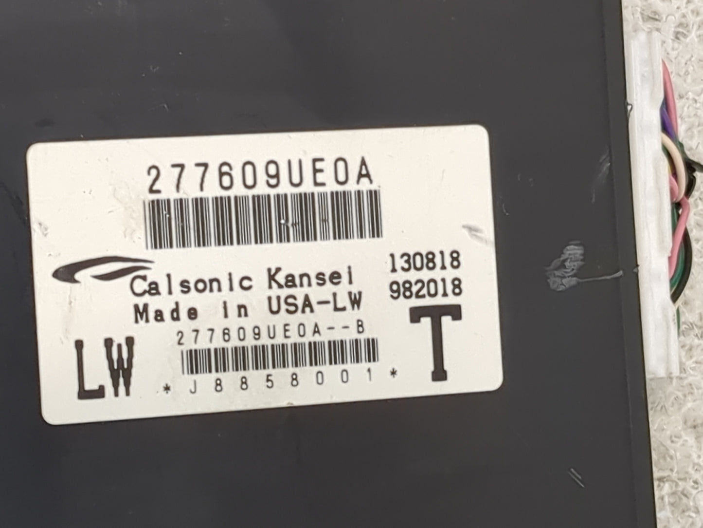 2018-2018 Nissan Murano Temperature Control Module 1468119 - Oemusedautoparts1.com