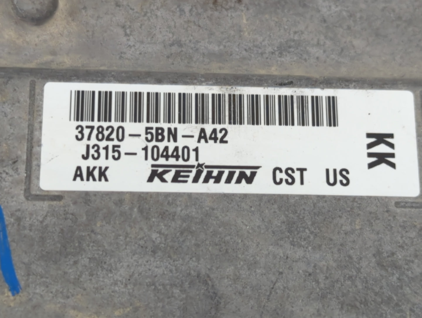 2018-2019 Acura Mdx PCM Engine Control Computer ECU ECM PCU OEM P/N:37820-5BN-A42 Fits Fits 2018 2019 OEM Used Auto Parts - 