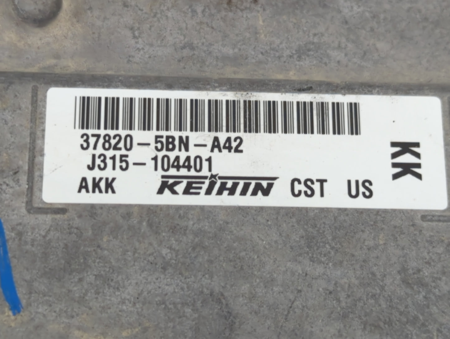 2018-2019 Acura Mdx PCM Engine Control Computer ECU ECM PCU OEM P/N:37820-5BN-A42 Fits Fits 2018 2019 OEM Used Auto Parts - 