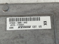 2018-2019 Acura Mdx PCM Engine Control Computer ECU ECM PCU OEM P/N:37820-5BN-A42 Fits Fits 2018 2019 OEM Used Auto Parts - 