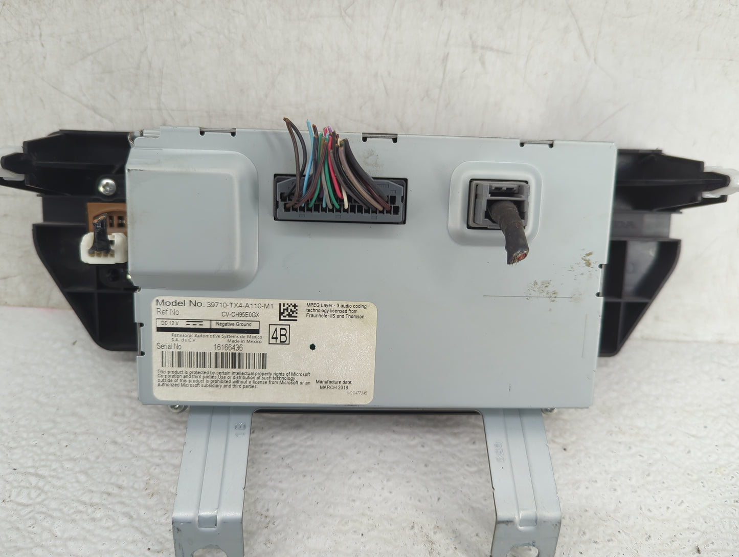 2016-2018 Acura Rdx Information Display Screen Black - Oemusedautoparts1.com