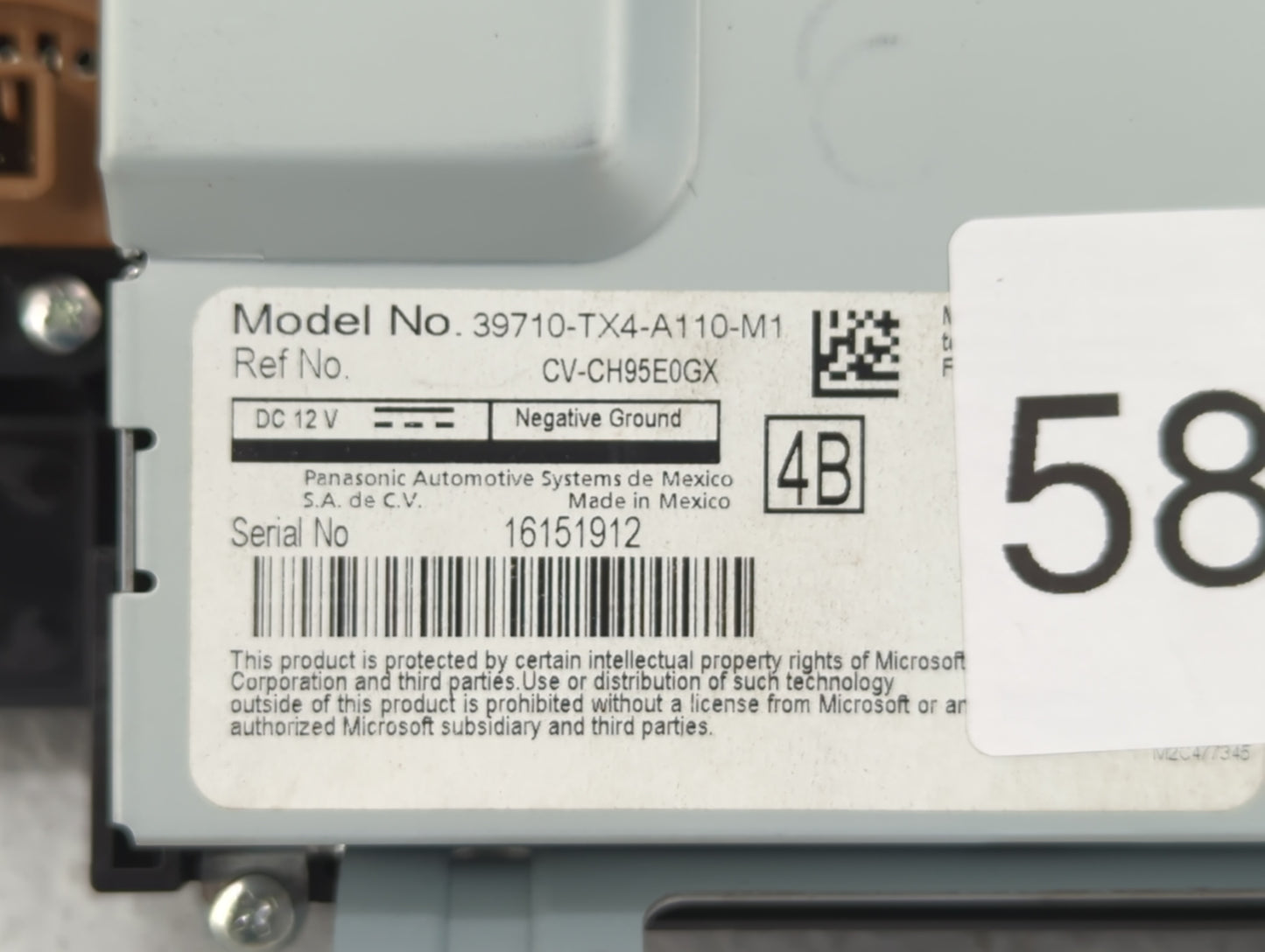2016-2018 Acura Rdx Information Display Screen - Oemusedautoparts1.com