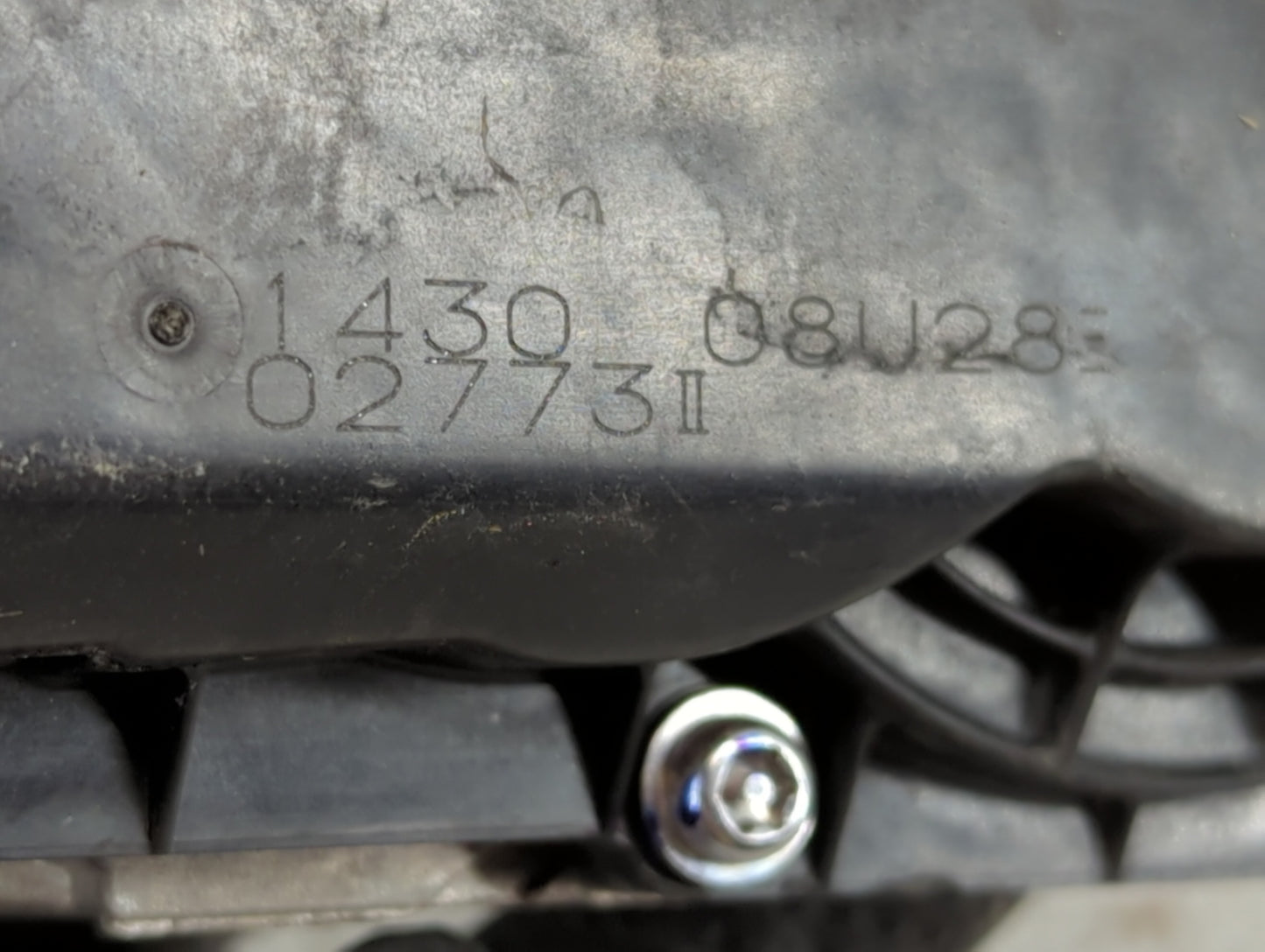 2015-2020 Acura Tlx Throttle Body P/N:1430 08U28 Fits Fits 2014 2015 2016 2017 2018 2019 2020 OEM Used Auto Parts - Oemuseda