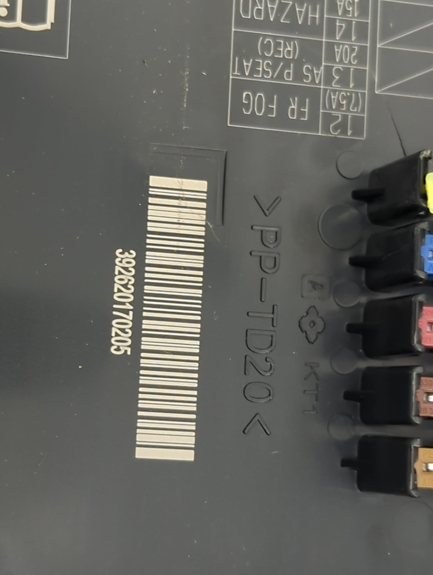 2018-2020 Acura Tlx Fusebox Fuse Box Panel Relay Module P/N:38620170205 Fits Fits 2018 2019 2020 OEM Used Auto Parts - Oemus