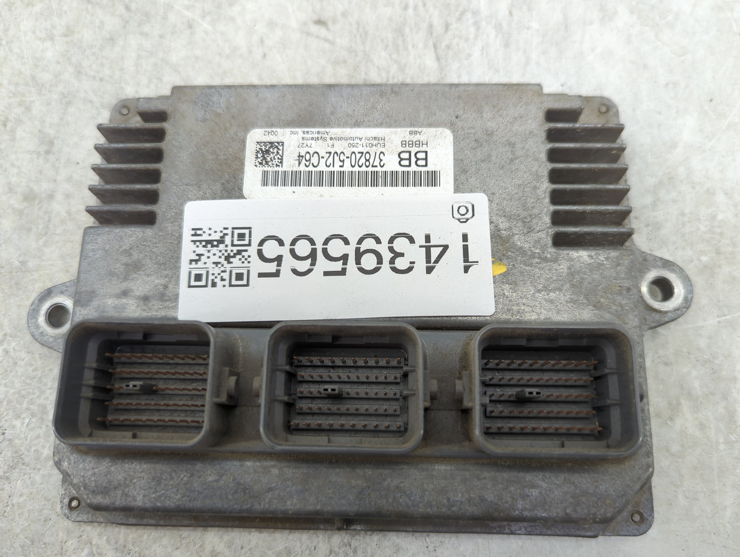 2018 Acura Tlx PCM Engine Control Computer ECU ECM PCU OEM P/N:37820-5J2-C64 EUH011-250 Fits OEM Used Auto Parts - Oemusedau