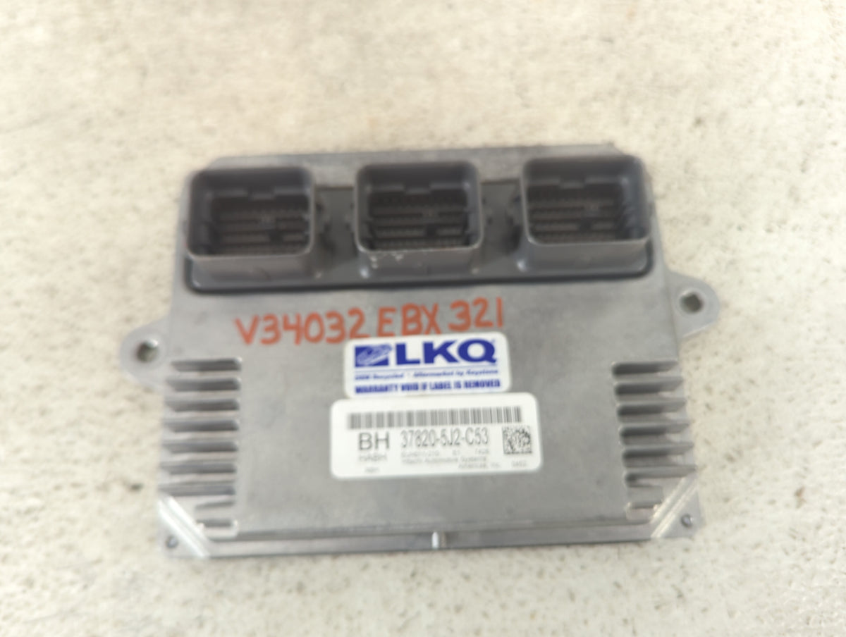 2017-2018 Acura Tlx PCM Engine Control Computer ECU ECM PCU OEM P/N:37820-5J2-C53 EUH011-210 Fits Fits 2017 2018 OEM Used Au