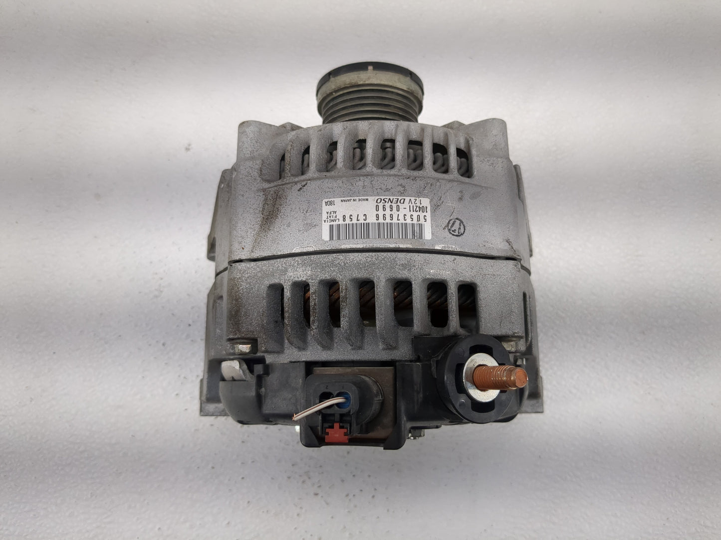 2017 Alfa Romeo Giulia Alternator Replacement Generator Charging Assembly Engine OEM P/N:50537696 C758 104211-0690 Fits OEM 