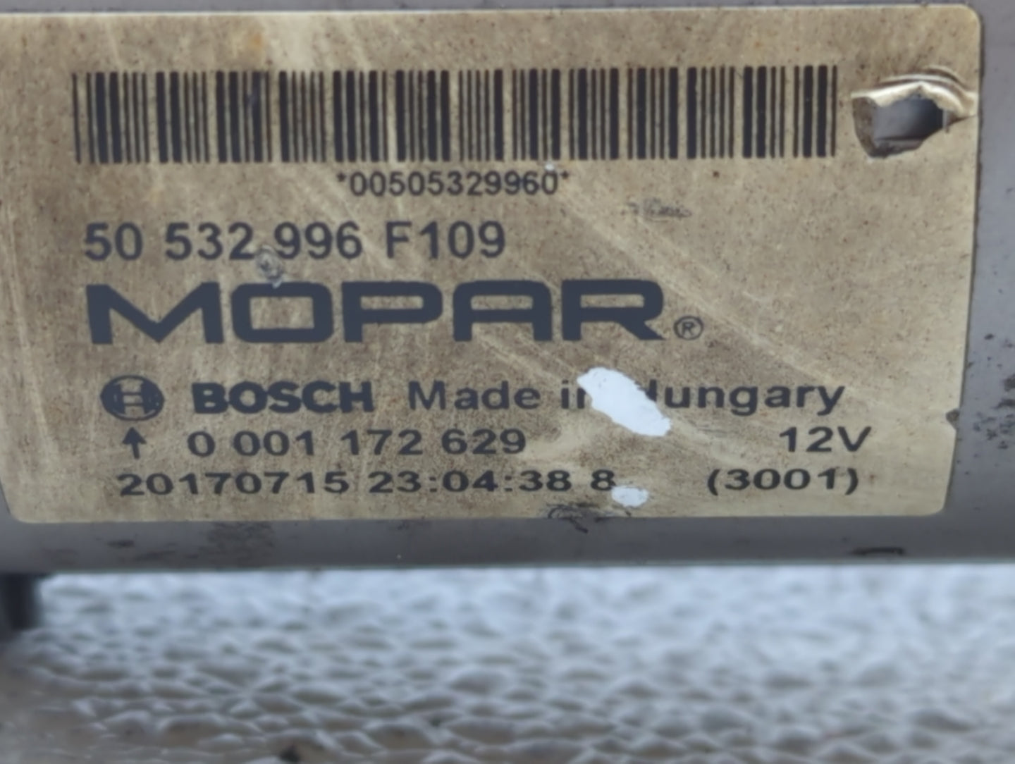 2017 Alfa Romeo Giulia Car Starter Motor Solenoid OEM Fits OEM Used Auto Parts - Oemusedautoparts1.com