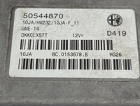 2018 Alfa Romeo Stelvio PCM Engine Control Computer ECU ECM PCU OEM P/N:50544870 Fits Fits 2017 OEM Used Auto Parts - Oemuse
